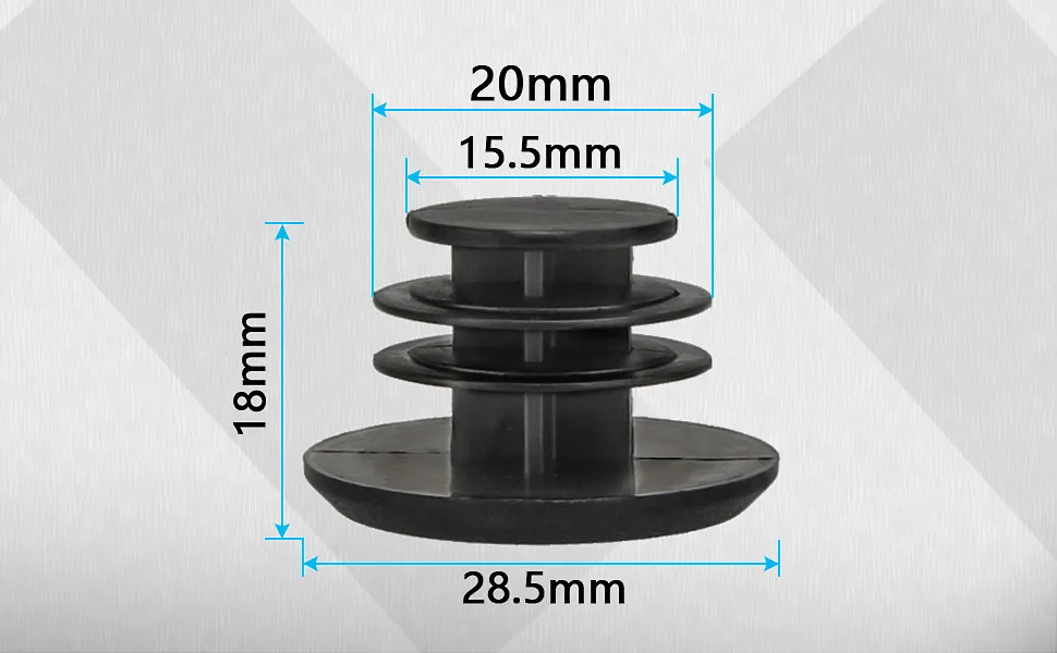 CAMVATE 4 Pieces Handlebar Bar End Plugs Caps ATB MTB Bungs for Bike Bicycle Cycle Camera Grip - 1341 - C1341-2