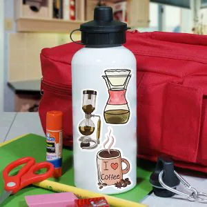 DETICKERS Coffee Cup Stickers for Laptop Coffee Stickers for Water Bottles Waterproof Cute Coffee Vinyl Stickers - product information 11