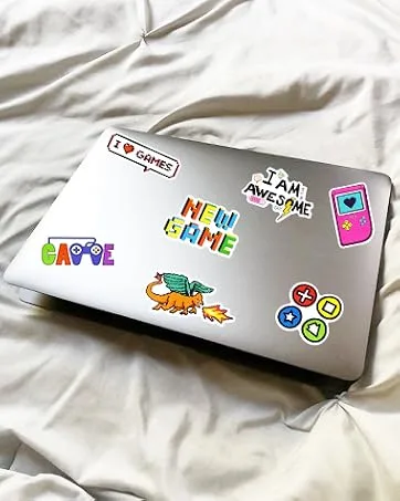 DETICKERS Coffee Cup Stickers for Laptop Coffee Stickers for Water Bottles Waterproof Cute Coffee Vinyl Stickers - product information 4