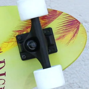 Longboard Riser Pads and Hardware 1/4" (6mm) Black Risers and 1 1/2" Bolts - Dime Bag Skateboard Cruiser Riser Pads
