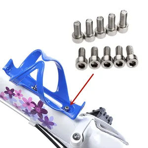 10Pcs Bike Water Bottle Cage Bolts Holder Screws M5 Inner Rack Hexagon Stainless Steel Screws - application