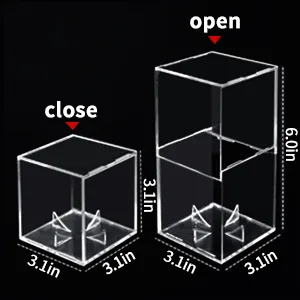 Acrylic Baseball Case for Display, UV Protected Baseball Display Cube, Autographed Baseball Clear Display Case, Baseball Display Case for Memorabilia Baseball (1) - Easy to open and close