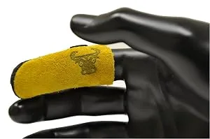 G & F Products 8128M Cowhide Leather Guard Finger Protection, Medium, Tan Brown/Tan Finger Guard Medium - product information 4