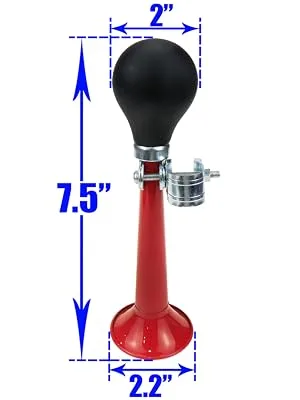 Modengzhe Metal Bugle Horn Red - CS202312-2