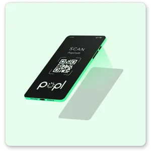 Popl Digital Business Card - Smart NFC Networking Card - Tap to Share - iPhone & Android (Black) - pop any phone with your PopCode