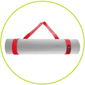 ProsourceFit Yoga Mat Carrying Sling, Easy Adjustable Carry Strap 152cm Long Cotton Black - easy to carry exercise fitness mat