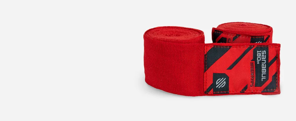 Sanabul Elastic Professional 180 inch Handwraps for Boxing Kickboxing Muay Thai MMA Black 180" - Sanabul Essential 180