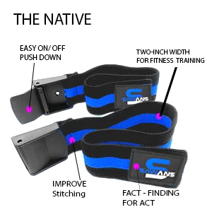 SAWANS Exercise Obstruction Bands Blood Flow Resistance Bands Fitness Specially Muscle Growth Designed Pairs - Restricting blood flow