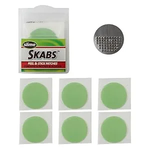 Slime 20040 SKABS Pre-Glued 1-Inch, 6 Patches - Slime Skabs