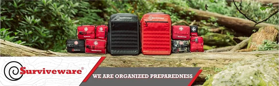 Surviveware Waterproof Duct Tape, Heavy Duty with Easy Tear Technology for Camping, Outdoors Adventures and Survival Kits - Surviveware - Footer Logo