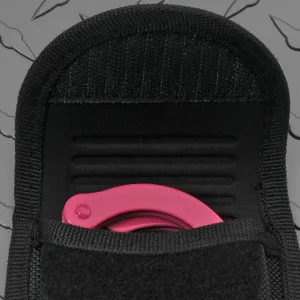 Handcuff Sheath-Holster-Holder, Heavy Duty Nylon - Handcuff Sheath Ribbed Inside Cover