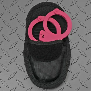 Handcuff Sheath-Holster-Holder, Heavy Duty Nylon - Handcuff Sheath with Handcuffs