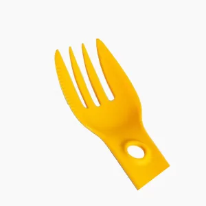 UCO Utility Spork 3-in-1 Combo Spoon-Fork-Knife Utensil, 2-Pack, Gold/Sky Blue Green/Charcoal - fork