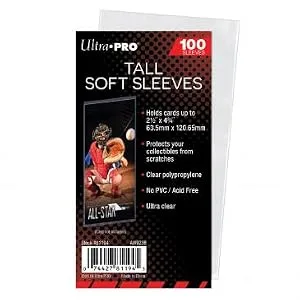 Ultra Pro Soft Card Sleeves 2-5/8" X 3-5/8", Ultra Clear (100Count) - product information 1