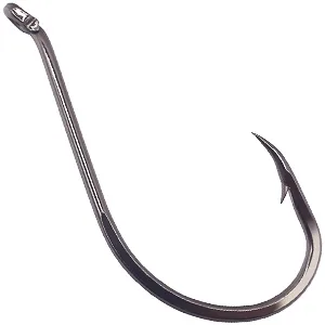 Octopus-Hook-Fishing-Beak-Circle-Hooks-Freshwater-Red-Black-100-50 Pack 2-Black Size:8 100-Pack - number 4 fishing hooks