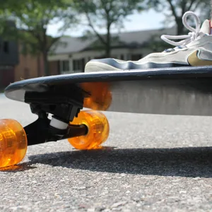 Dime Bag Hardware Skateboard Truck Axle Washers (Speed Rings) Nuts for Speed Bearing Performance - Turning on a longboard