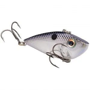 Strike King Red Eye Shad Bait 0.5-Ounce Smokey Chrome Blue - Red Eyed Shad