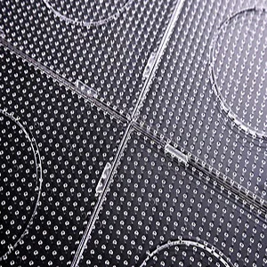 BANCHELLE Fuse Beads Boards 5mm PegBoards Plastic Kits Large Square Clear, 4 Pieces - Interlocking design built to create larger surface