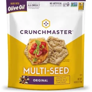 Crunchmaster Multi-Seed Crackers, Original, 4 Ounce - Crunchmaster Multi-Seed Original Gluten Free Cracker