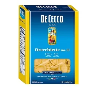 De Cecco Orecchiette No. 91 Pasta 16 Oz. Box 1 Pound (Pack of 1) Orecchiette - 1 Pack - product information 2