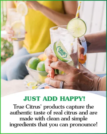 True Orange Water Enhancer, 32 Pack / Orange Wedge Substitute / Zero Calorie Water Flavoring / For Water, Baking, Cooking and More - lifestyle image