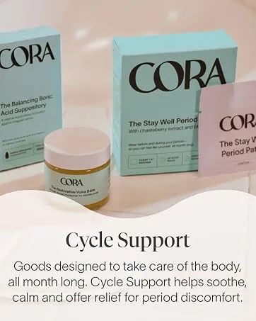 Cora Organic Applicator Tampons | Regular Absorbency | 100% Cotton Core, Unscented, BPA-Free Compact Applicator | Leak Protection, Easy Insertion, Non-Toxic - cora organic tampons feminine care pads liners period menstrual disc cup panty underwear for women