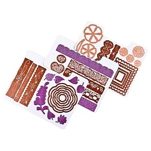 ArtBin 6979AB Magnetic Die Sheet Set 3-Pack, Die Organizers, Magnetic Organizer Sheets, 3 Sheets, White 3 Sheets - Edible
