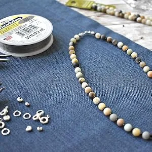 Beadalon 19 Strand Stainless Steel Bead Stringing Wire.018 in / 0.46 mm, Bright, 30 ft / 9.2 m .018 in / 0.46 mm, 30 ft / 9.2 m Bright - section 4_1