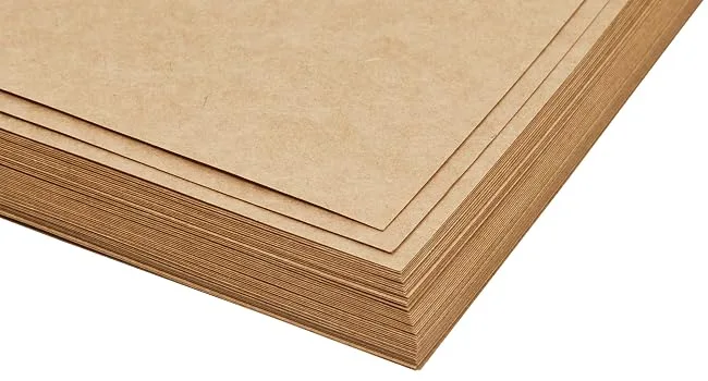 48 Sheets Brown Kraft Paper Material for Crafts, Party Invitations, Wedding, Letter Size (120 gsm, 8.5 x 11 In) - Detail