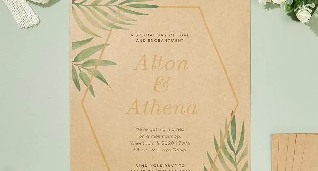 48 Sheets Brown Kraft Paper Material for Crafts, Party Invitations, Wedding, Letter Size (120 gsm, 8.5 x 11 In) - Lifestyle