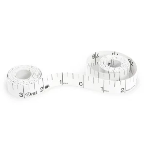 Dritz Longarm 3712 Zero Center Tape Measure, 3/4 x 144-Inch , White - image