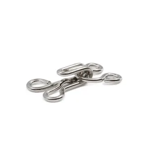Dritz Hooks & Eyes Size 3 Nickel 96 Sets Fasteners Nickel Size 3, 96 Sets - image