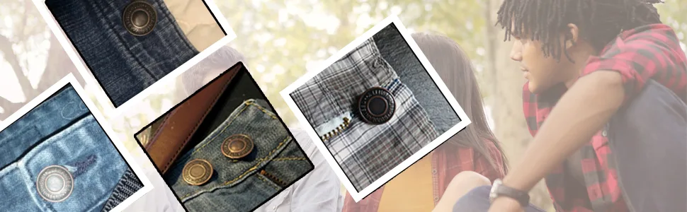 20mm Replacement Jean Buttons 12 Sets Combo Copper Tack Buttons - replacement buttons for jeans
