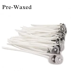 EricX Light 100 Piece Cotton Candle Wick,3.5" Pre-Waxed & Cotton Core,for Candle Making,Candle DIY - product information 5
