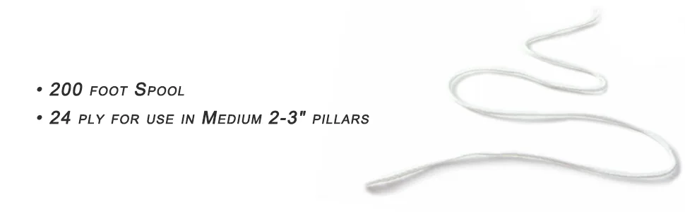 EricX Light #24PLY/FT Braided Wick: 200 Foot Spool.Candle Wicks for Candle Making,Candle DIY - product information 2