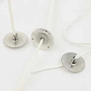 EricX Light 200pcs 20mm Metal Candle Wick Sustainer Tabs,for Candle Making,Candle DIY - product information 5