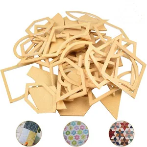 54 Pcs/Set Acrylic Stencil Template, Handmade Mixed Quilt Templates Patchwork Quilter Transparent Acrylic Stencil DIY Tool, Craft Quilting and Patchwork Templates - Quilt Quilting Template
