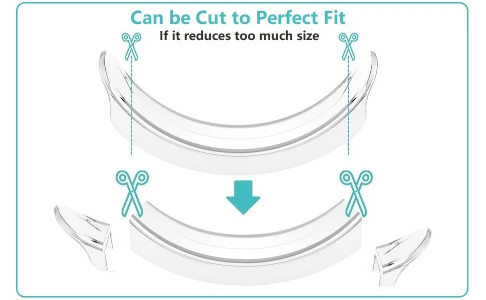 Invisible Ring Size Adjuster for Loose Rings Ring Adjuster Sizer Fit Thin Rings with Jewelry Polishing Cloth - Ring Size Adjuster