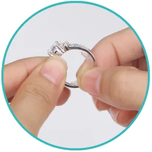 Invisible Ring Size Adjuster for Loose Rings Ring Adjuster Fit Any Rings, Assorted Sizes of Ring Sizer - ring guard