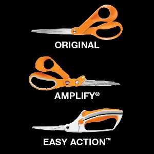 Fiskars The Original Handled Scissors, 8 Inch, Crafting, Paper Cutting, Multi Surface Use, Orange - Fiskars The Original Orange Handled Scissors, 8 Inch, Orange