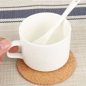 Self-Adhesive Cork Circle 40 PCS 4 Inch Diameter Cork Mats Cork Backing Sheets with Strong Adhesive-Backed for Coasters Wall Decor and DIY Crafts Round - product information 8