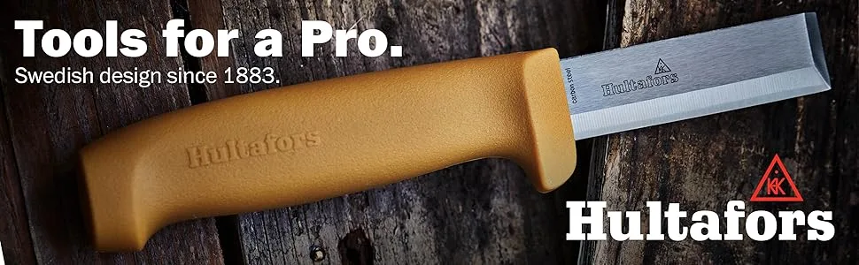 Hultafors 380070U Chisel Knife STK - chisel knife Hultafors Tools carbon steel holster