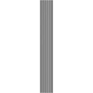In Home InHome NH2366 Caming Line Stained Glass Decals, Black - product information 1