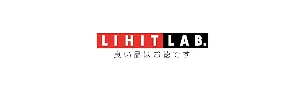 LIHITLAB Compact Pen Case, Water & Stain Repellent Compact Navy - A+ Logo