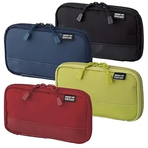 LIHITLAB Compact Pen Case, Water & Stain Repellent Compact Navy - product information 3