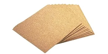 LWR CRAFTS Adhesive Back Cork Sheet 6" x 6" Pack of 12 - cork sheet adhesive back