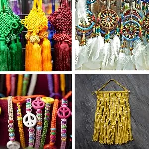 Mandala Crafts Satin Rattail Cord String from Nylon for Chinese Knot, Macram, Trim, Jewelry Making Dark Chocolate Brown 1mm - Satin Nylon Cord Rope for Macrame Chinese Knots Dream Catcher Red String Bracelet Jewelry Making