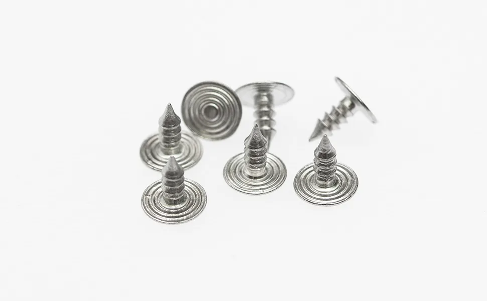 20 Sets 17mm Replacement Jeans Buttons Pants Metal Button Snap Denim Buttons Replacement Kit Suspender No Sew Buttons with Rivets metallic_17mm_5star2Leaves 0.67inch(17mm) - Jeans Buttons
