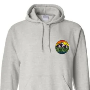PatchClub Mountain and River Adventure Outdoor Patch - Colorful Embroidered Cool Iron On/Sew On Patches - Patch on Hoodie