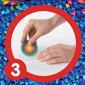Perler Fuse Bead Set 3-Pack Bundle, Black, White, and Red 3 Pack - perler fuse beads, fun kids craft activity, iron beads, shapes, colorful, craft kit, creativity set